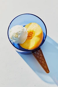 BOROSILICATE GLASS ICE CREAM BOWL WITH HANDLE