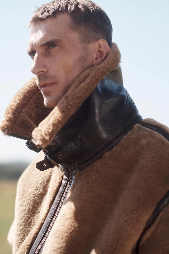 Zara CONTRAST FAUX FUR LEATHER JACKET LIMITED EDITION | Place Rosemre