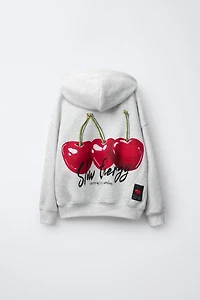 CHERRY HOODIE SWEATSHIRT