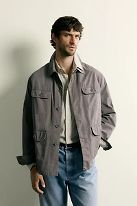 LIGHTWEIGHT POCKET OVERSHIRT