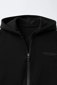 INTERLOCK ZIP SWEATSHIRT