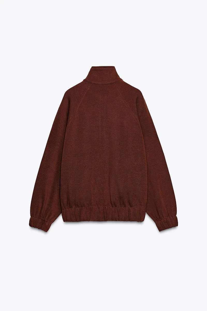 SOFT ZIP SWEATSHIRT