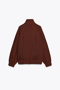 SOFT ZIP SWEATSHIRT