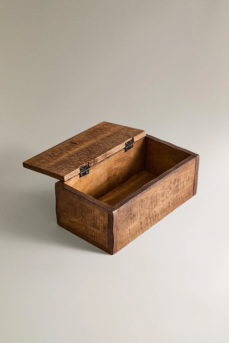 BOÎTE EN BOIS VIEILLI