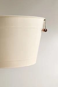 LACQUERED METAL TUB
