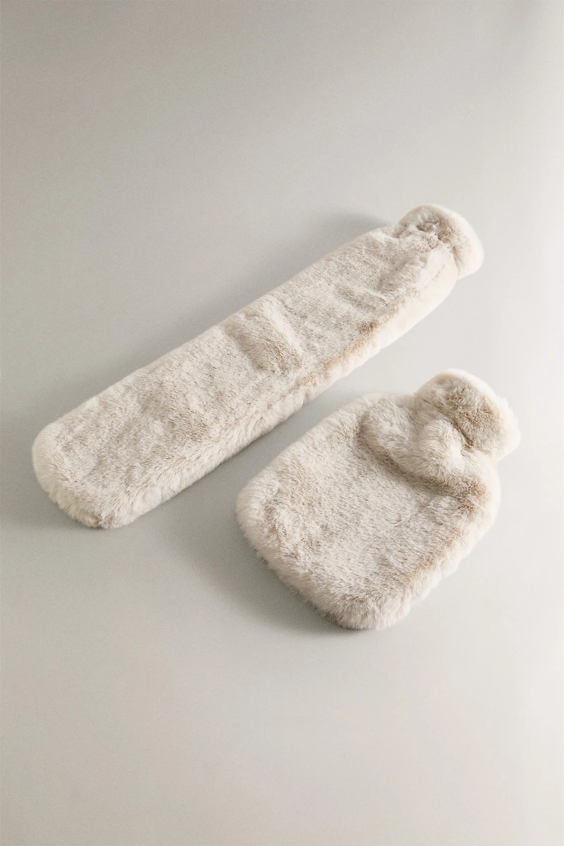 FAUX FUR HOT WATER BOTTLE