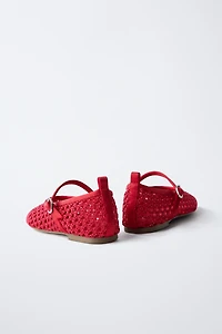 CUTOUT BALLET FLATS