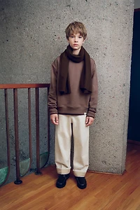 BASIC LABEL SWEATSHIRT