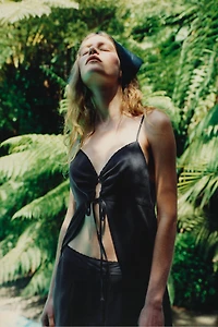 LONG LINEN CAMISOLE