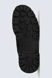 BOTTES EN CUIR AVEC LACETS CHAMPION ® X ZARA