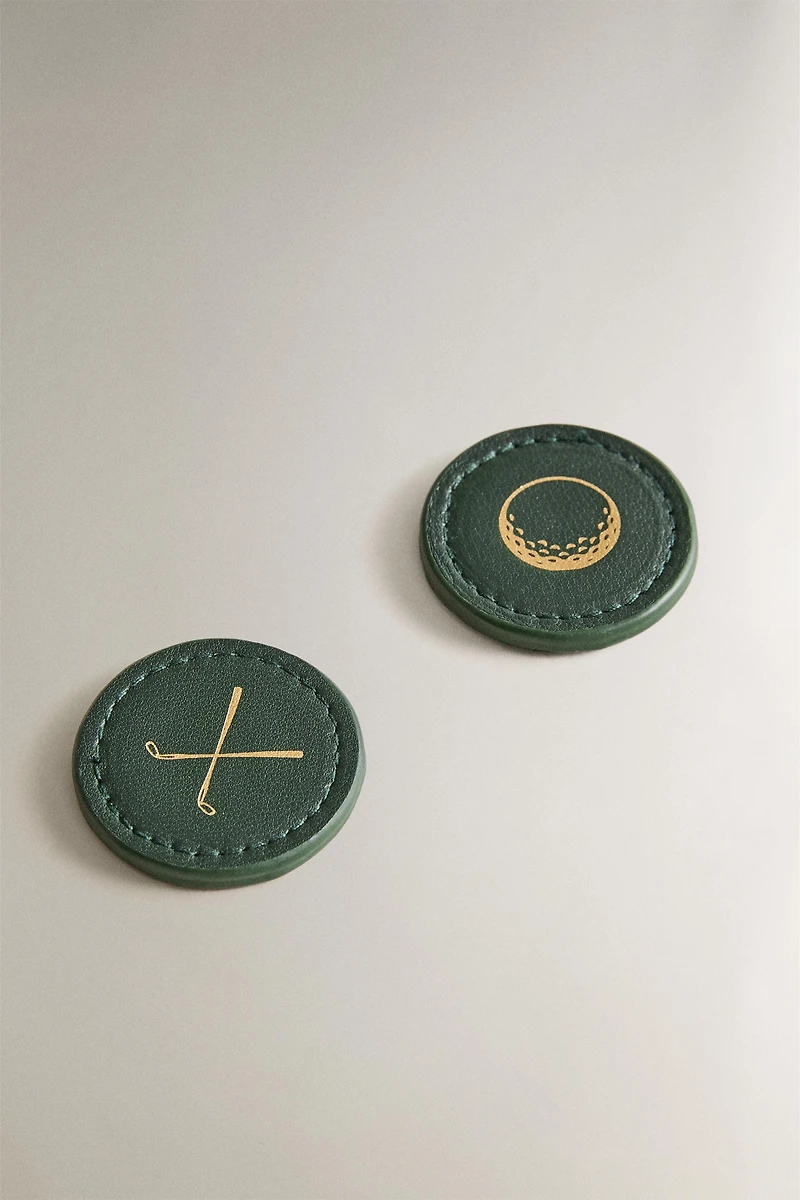 GOLF BALL MARKER SET (SET OF 2)
