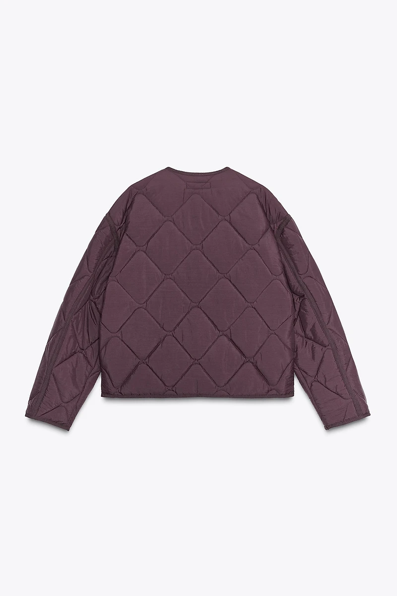 VESTE MATELASSÉE À POCHES PLAQUÉES