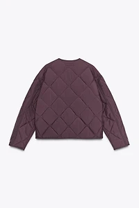 VESTE MATELASSÉE À POCHES PLAQUÉES