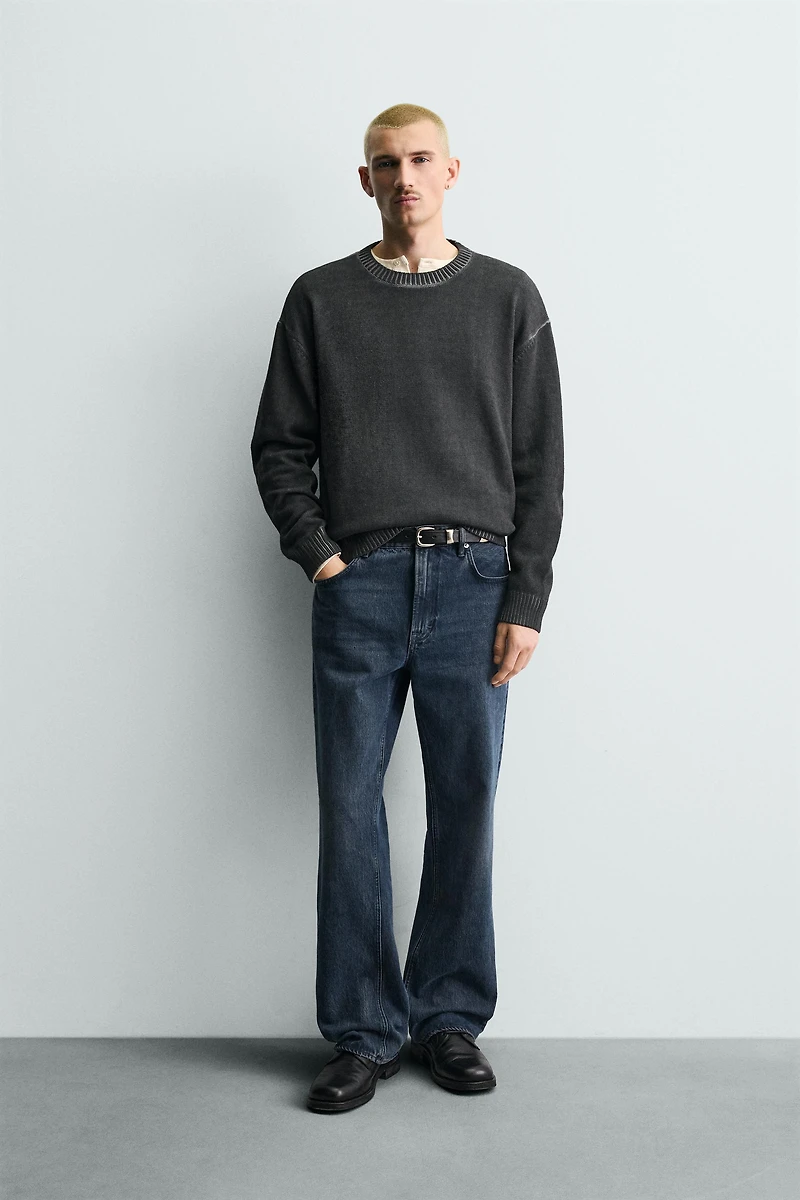 WASHED TEXTURED JUMPER