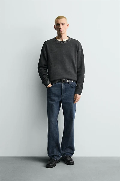 WASHED TEXTURED JUMPER
