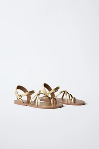 SANDALES EN CUIR