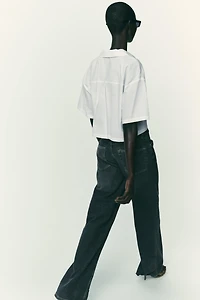 POPLIN CROP TOP