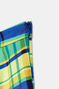 ZW COLLECTION PLAID MIDI SKIRT