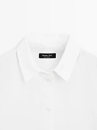 100% linen short sleeve shirt