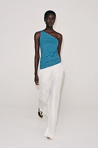 ASYMMETRIC STRIPED TOP