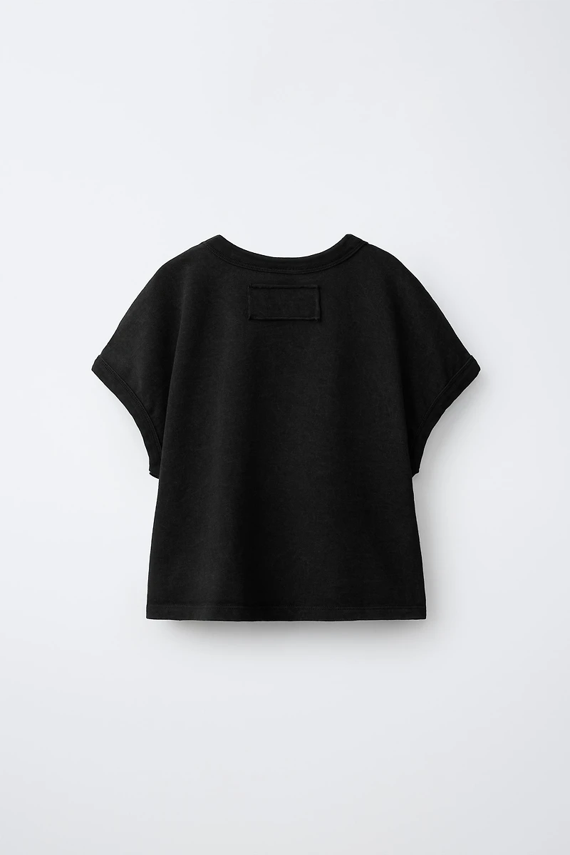 ENSEMBLE T-SHIRT ET PANTALON BALLON EFFET DÉLAVÉ