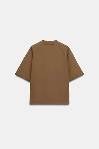 SHORT SLEEVE SWEATSHIRT