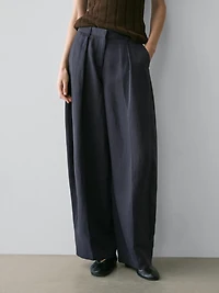 Pantalon fluide à pinces