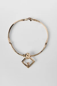 ARTICULATED METAL PIECE NECKLACE KATE MOSS X ZARA