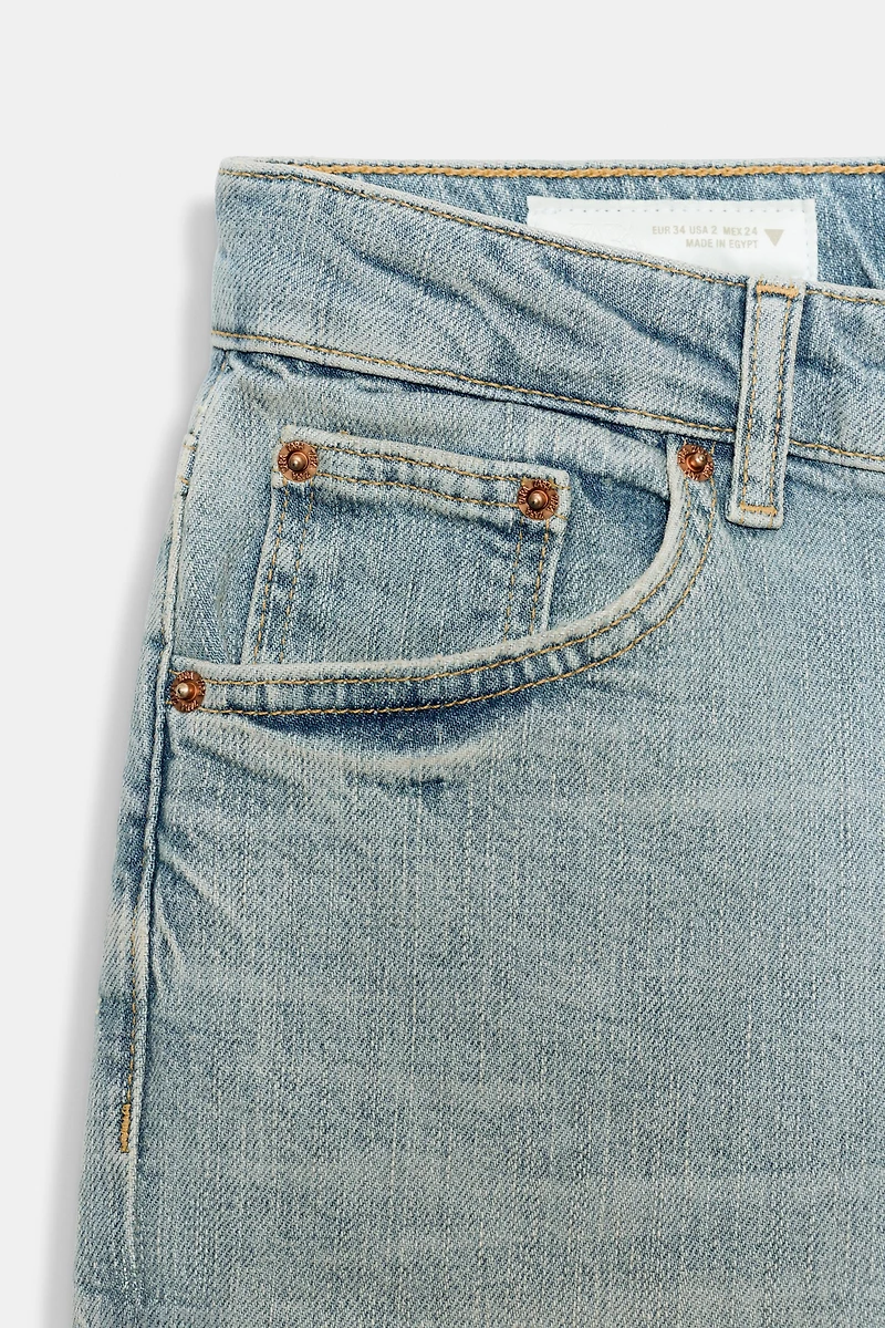 JEAN TRF CAPRI TAILLE MOYENNE