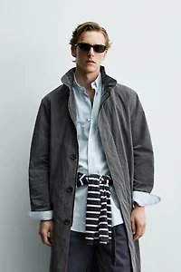 TRENCH LÉGER EFFET DÉLAVÉ AARON LEVINE X ZARA