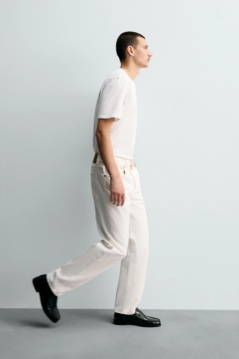 STRAIGHT ANKLE FIT SELVEDGE JEANS