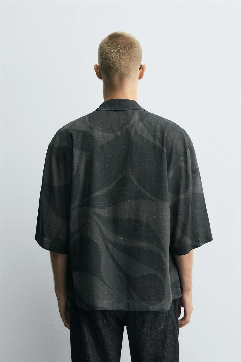 CHEMISE VISCOSE - LIN