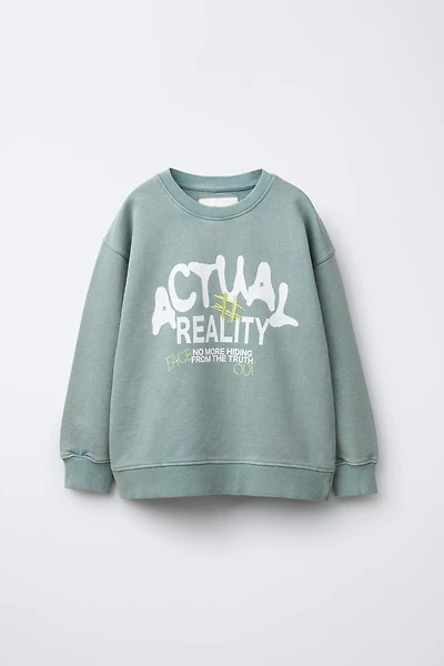 GRAFFITI PRINT SWEATSHIRT