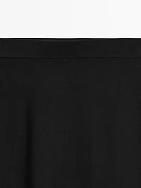 Long flared skirt
