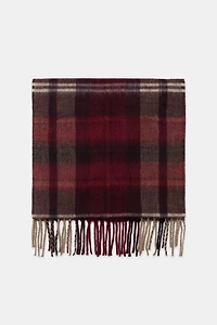 PLAID JACQUARD SCARF