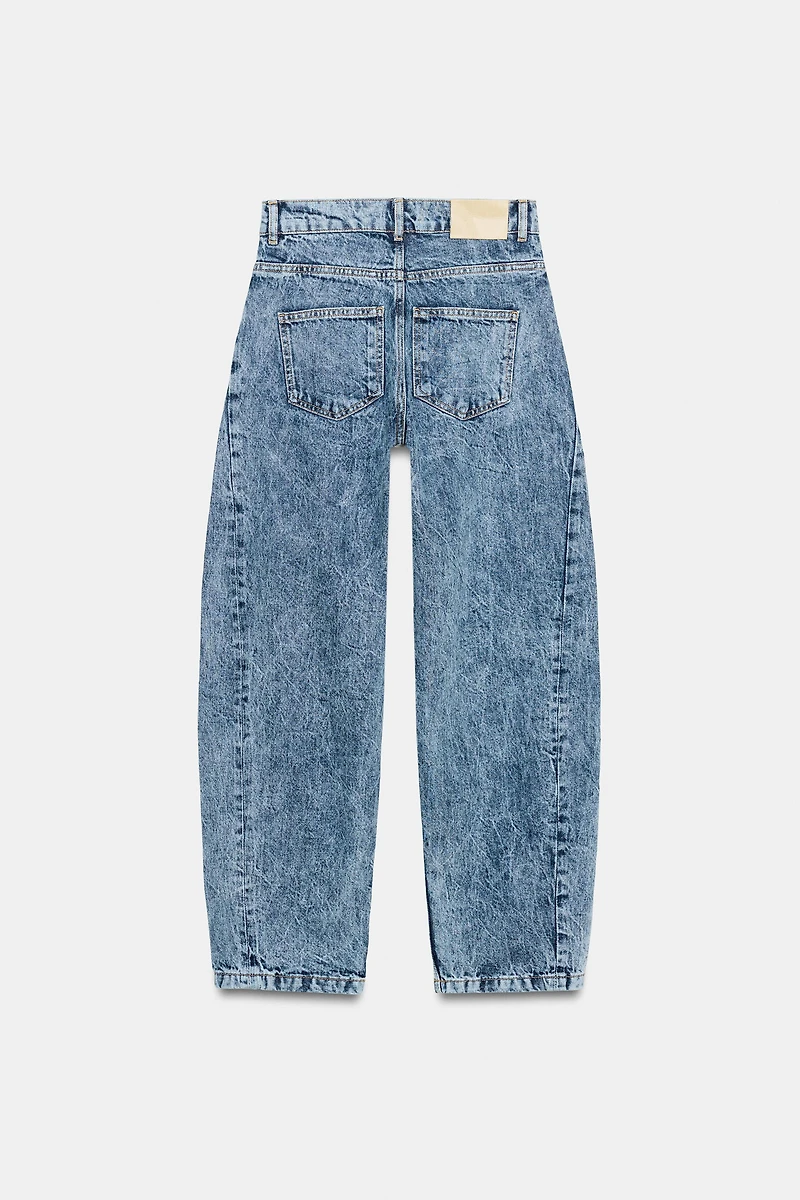 ZW COLLECTION BALLOON HIGH-WAIST JEANS
