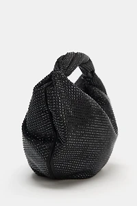 SHINY APPLIQUE HANDBAG