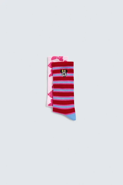 2-PACK OF COMBINED LONG SOCKS HARRY LAMBERT FOR ZARA X DISNEY