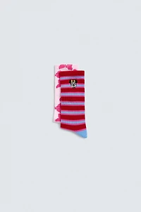 2-PACK OF COMBINED LONG SOCKS HARRY LAMBERT FOR ZARA X DISNEY