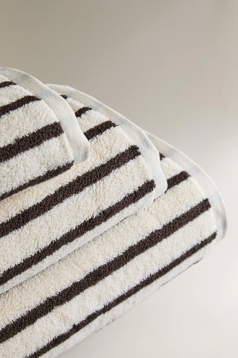 SERVIETTE DE BAIN RAYURES COULEUR