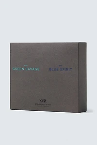 GREEN SAVAGE + BLUE SPIRIT EDT 2X100ML (3.4 FL.OZ)