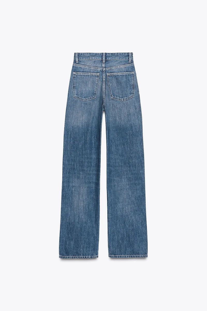 JEANS TRF WIDE LEG TAILLE HAUTE FULL LENGTH