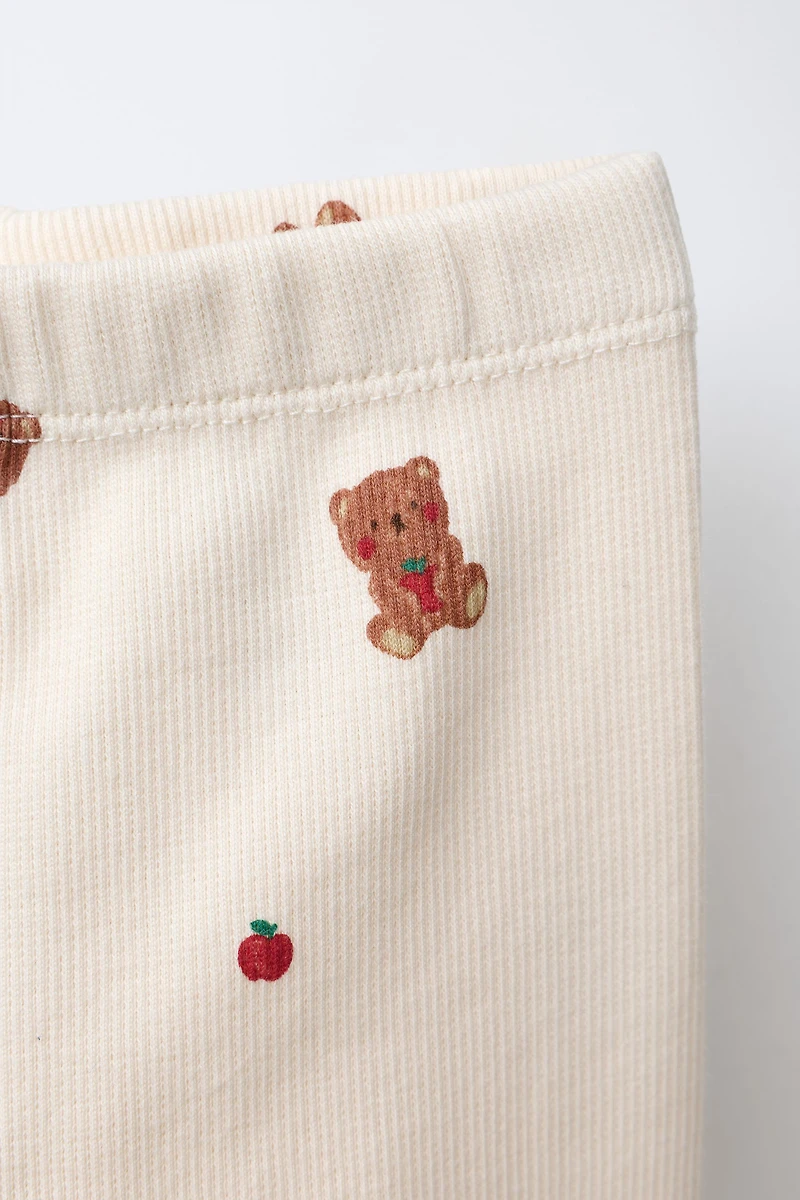 RIBBED BEAR LEGGINGS