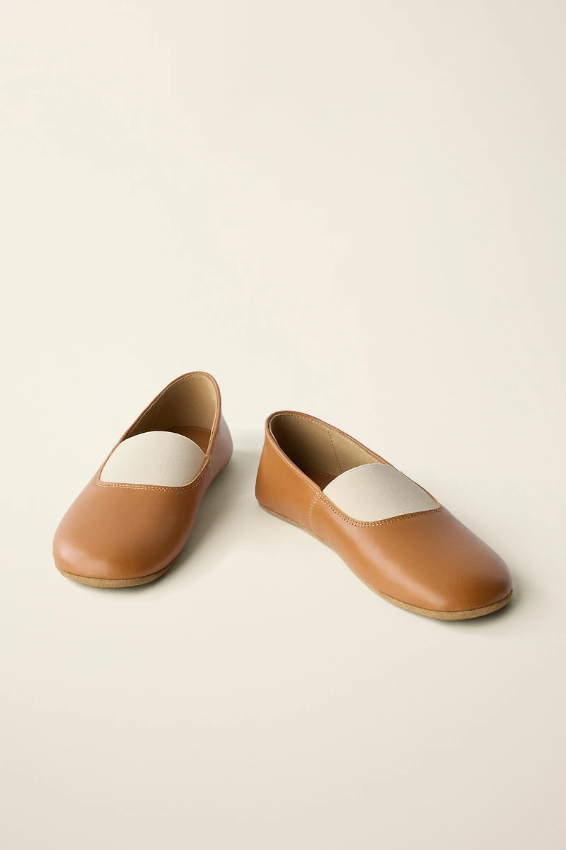LEATHER BALLET FLATS CREATED BY CARAMEL LONDON X ZARA