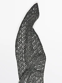 Foulard cravate en maille
