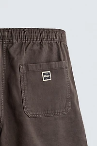 SHORT RELAXED FIT DÉLAVÉ