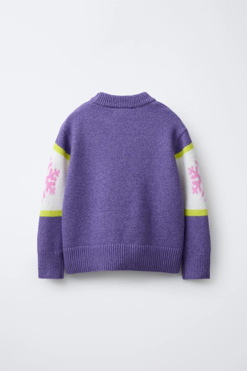 TEXT KNIT JUMPER SKI COLLECTION