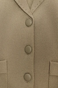 SHORT SLEEVE KNIT CARDIGAN