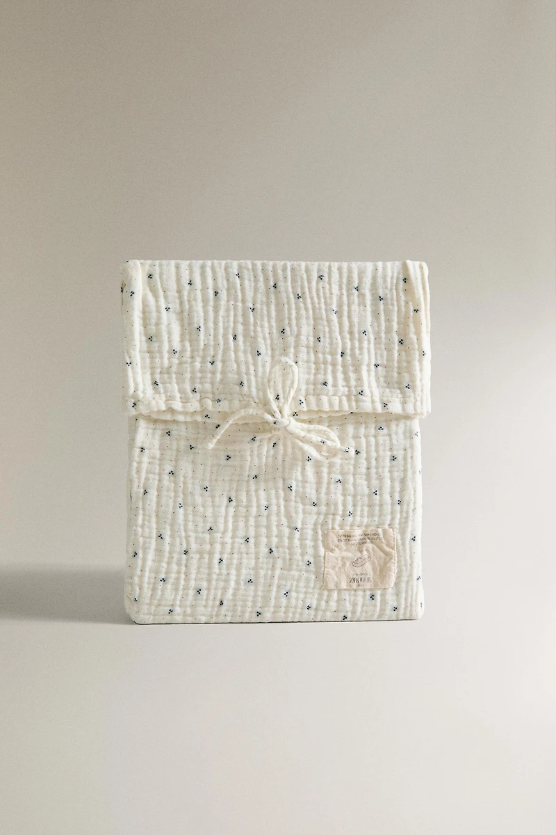 COTTON DOTS MINI-CRIB SHEET SET