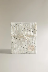 COTTON DOTS MINI-CRIB SHEET SET